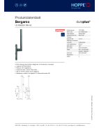 Hoppe Produktdatenblatt Bergamo